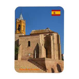 Kerk van St.George, Palos de la Frontera in Spanje Magneet
