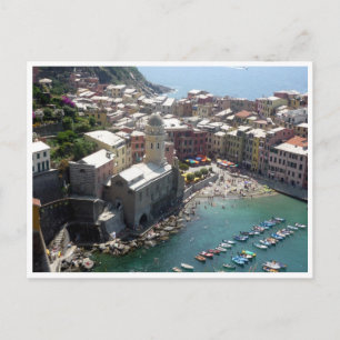 kerk van vernazza briefkaart