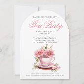 Kerk Vrouwen Tea Party Ideeën Kaart (Voorkant)