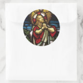 Kerk Windows 059 Ronde Sticker (Tas)