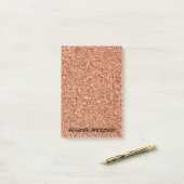 Kerkaart met gepersonaliseerde tekst post-it® notes (Op bureau)