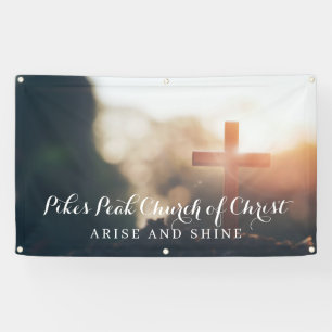 Kerkbanner Sta op & Schijn Spandoek