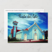 kerkblauw briefkaart (Voorkant / Achterkant)