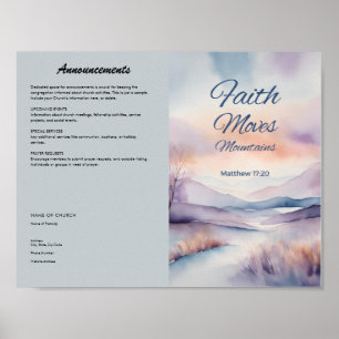 Kerkbulletin voor downloaden en afdrukken poster