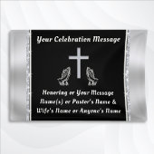 Kerkdecoratie voor Jubileum, Christelijk Spandoek