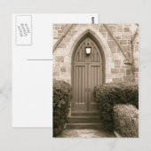kerkdeur briefkaart (Voorkant / Achterkant)
