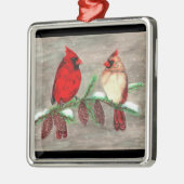 kerkdinalen metalen ornament (Links)