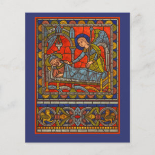 Kerkelijke bazaar, Kerstmarkt of Christelijk evene Flyer
