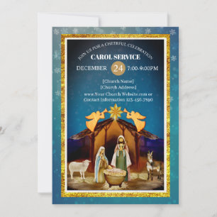 Kerkelijke Christelijke Kerk Kerstlied Dienst Feestdagenkaart