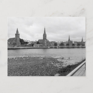 Kerken langs de Ness - Inverness Scotland Briefkaart
