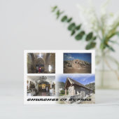 Kerken van Cyprus briefkaart (Staand voorkant)