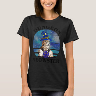 Kerker Meowster Kat D20 Tafelbladspeler T-shirt