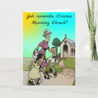 Kerkerkerk Feestdagen Kaart