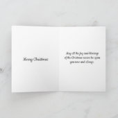 Kerkerkerk Feestdagen Kaart (Binnen)