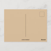 kerkgebed met Thanksgiving Briefkaart (Achterkant)