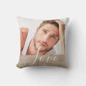 Kerkhoed met eigen naam voor vriendin of vrouw kussen (Voorkant)