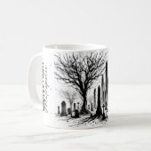 kerkhof metropolis koffiemok (Voorkant links)