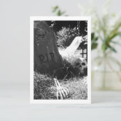 kerkhof scène kaart (Staand voorkant)