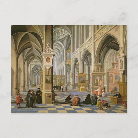 Kerkinterieur Briefkaart (Voorkant)