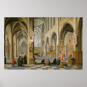 Kerkinterieur Poster