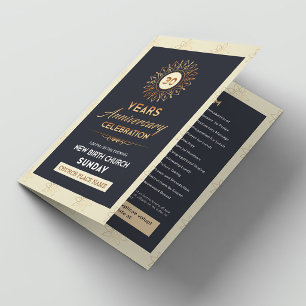 Kerkjubileum Brochure Sjabloon