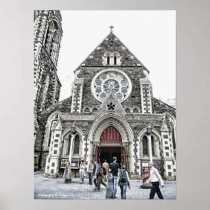 Kerkkerkathedraal, Nieuw-Zeelands Poster