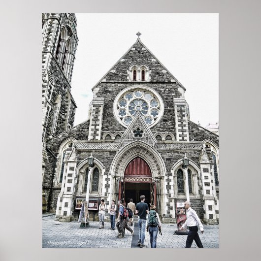 Kerkkerkathedraal, Nieuw-Zeelands Poster (Voorkant)