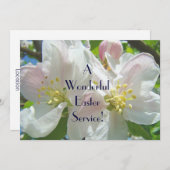 Kerkoraal Floral van de Kerk van de Uitnodigingspr Programma (Voorkant / Achterkant)