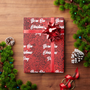 Kerkpapier met Geboorte op Kerstdag Cadeaupapier