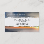 Kerkpastoergodsdienst Christelijk christendom Visitekaartje (Achterkant)