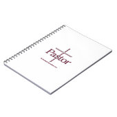 Kerkpastor Gray Cross Notitieboek (Linkerzijde)