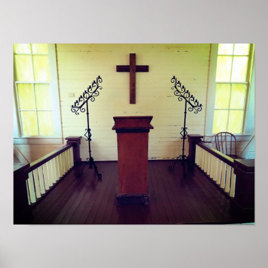 Kerkpodium 2 poster (Voorkant)