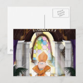 Kerkpriester Briefkaart (Voorkant / Achterkant)