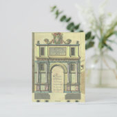 kerktoegangsarchitectuur voor nieuwigheden briefkaart (Staand voorkant)