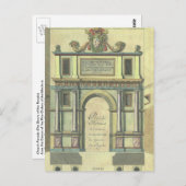 kerktoegangsarchitectuur voor nieuwigheden briefkaart (Voorkant / Achterkant)