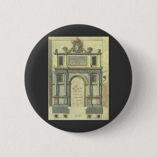  kerktoegangsarchitectuur voor nieuwigheden ronde button 5,7 cm