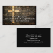 kerkvisitekaartje visitekaartje (Voorkant / Achterkant)