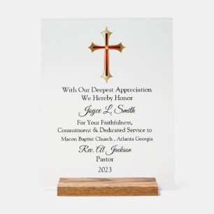 kerkwaardering acryl bord