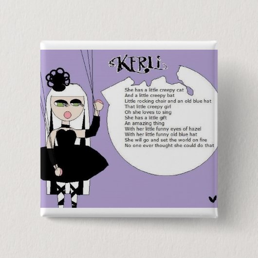 kerli vierkante button 5,1 cm (Voorkant)