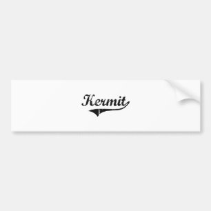Kermit Classic Style Name Bumpersticker