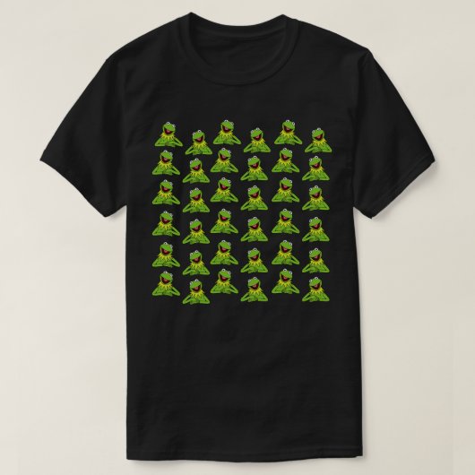 Kermit De Kikker patroon 2 T-shirt (Design voorkant)
