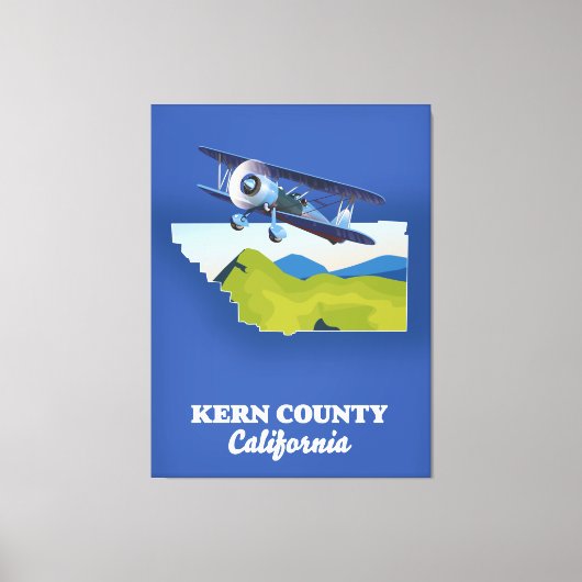 Kern County California Canvas Afdruk (Voorkant)