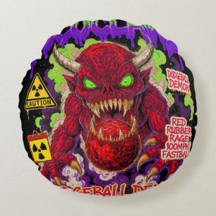 Kern Crunch - Kaas Apocalyps Mutant Snack Rond Kussen