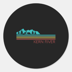 Kern River California Sequoia Forest Kernville Cam Ronde Sticker