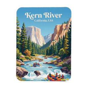 Kern River Californië White Water Raften USA Magneet