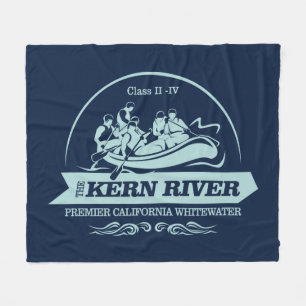 Kern rivier (rafting 2) fleece deken