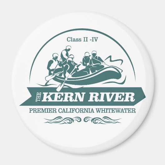 Kern rivier (rafting 2) magneet (Voorkant)