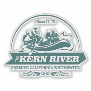 Kern rivier (rafting 2) sticker