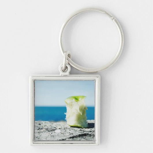 Kern van Apple in de vuil Sleutelhanger (Voorkant)