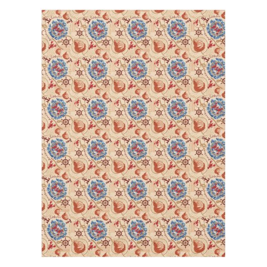 Kern van schaaldieren ontwerp tafelkleed (Voorkant)